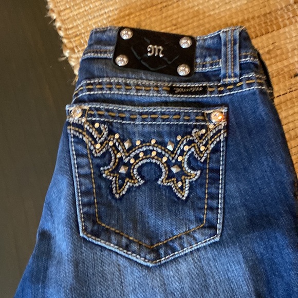 Miss Me Dark Wash Bootcut Jeans Style 